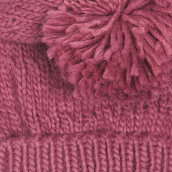 Зимна шапка за бебе, розова Chicco 254733 2
