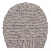 Плетена шапка за бебе, сива Chicco 254746 3