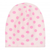Памучна шапка с фигурален принт за бебе, розова Chicco 254759 