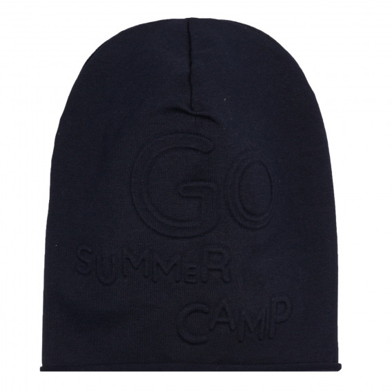 Памучна шапка Go summer camp за бебе, тъмносиня Chicco 254776 3