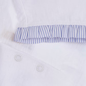 Памучна тениска с флорални мотиви за бебе, бяла Chicco 254859 3