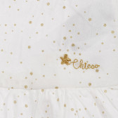 Памучна риза с фигурален принт за бебе, бяла Chicco 255146 3