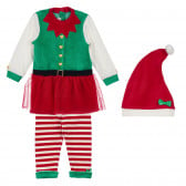 Коледен костюм на елф за бебе, многоцветен Chicco 255156 