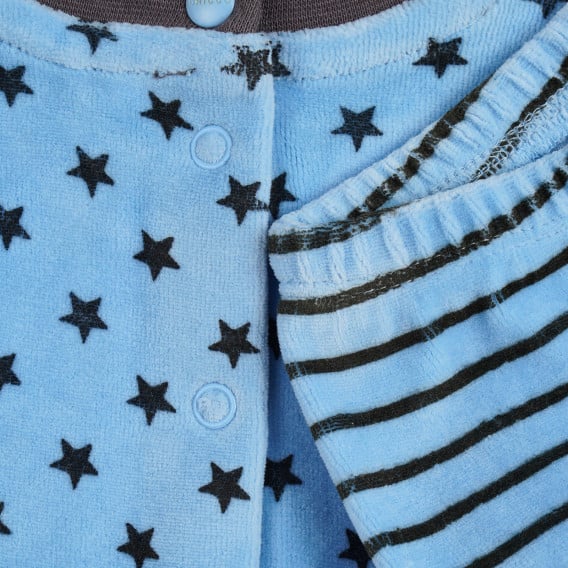 Памучен комплект от две части блуза и ританки за бебе Chicco 255188 4
