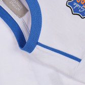 Памучна тениска с щампа на мечета за бебе, бяла Chicco 255241 3
