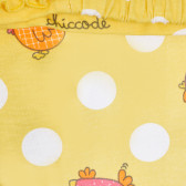 Кърпа за глава с фигурален принт и щампа за бебе, жълта Chicco 255258 2