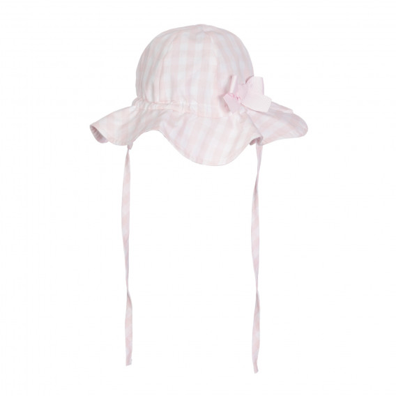 Памучна шапка за бебе на каре Chicco 255330 
