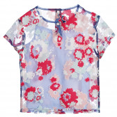 Памучна блуза от две части с флорални мотиви Chicco 255449 4