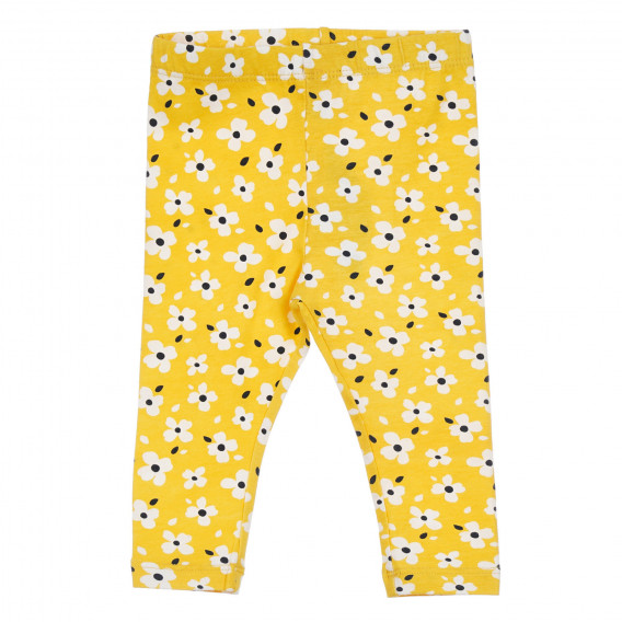 Памучен комплект блуза и клин за бебе в синьо и жълто Chicco 255469 6