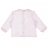 Памучна пижама - блуза и ританки за бебе, розова Chicco 255570 5