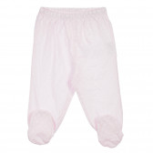 Памучна пижама - блуза и ританки за бебе, розова Chicco 255571 6