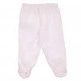Памучна пижама - блуза и ританки за бебе, розова Chicco 255572 7