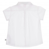 Памучна риза с къс ръкав и обла яка, бяла Chicco 255598 3