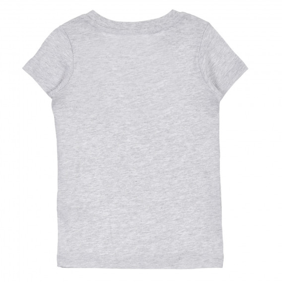 Памучен комплект от два броя тениски в бяло и сиво Chicco 255614 7