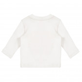 Памучна блуза AWESOME за бебе, бяла Chicco 255626 4