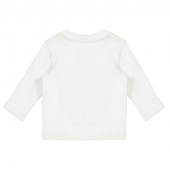 Памучна блуза AWESOME за бебе, бяла Chicco 255626 4