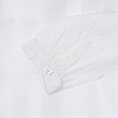 Памучна риза с копчета на цветя за бебе, бяла Chicco 255663 2
