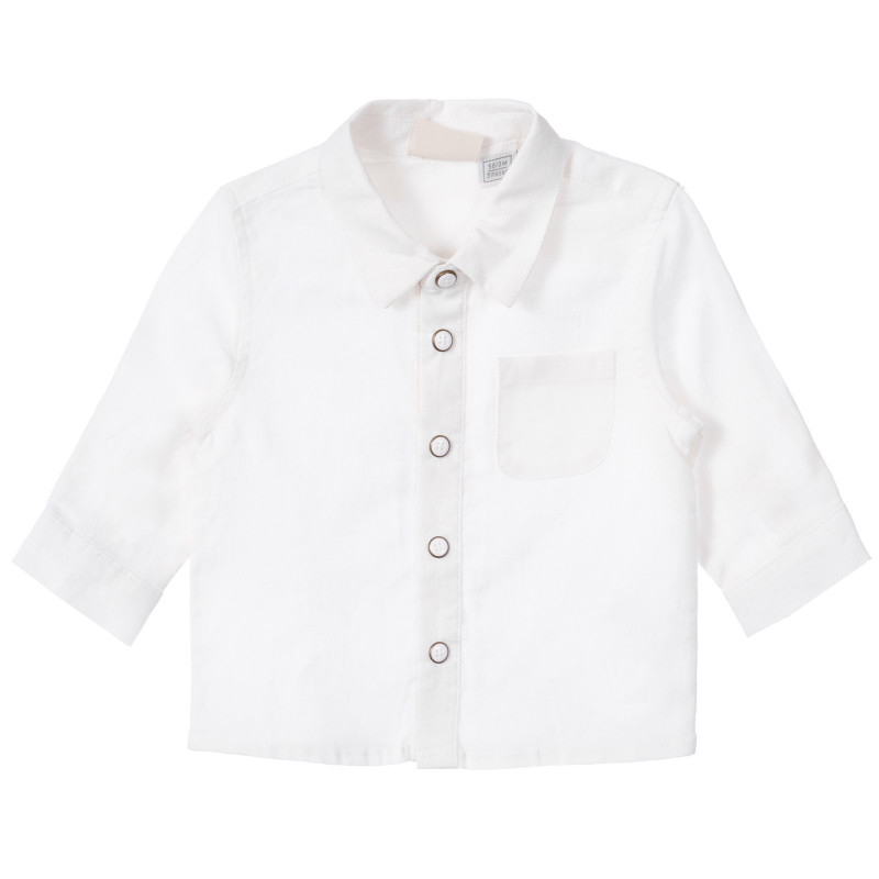 Риза с дълъг ръкав за бебе, бежова  255705