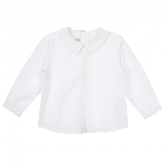 Памучна риза за бебе, бяла Chicco 255751 