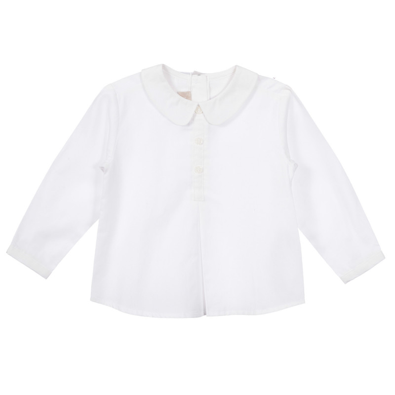 Памучна риза за бебе, бяла  255751