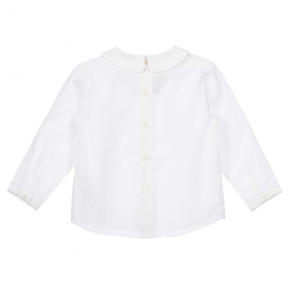 Памучна риза за бебе, бяла Chicco 255754 4