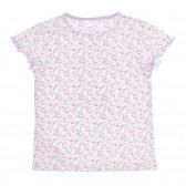 Памучна пижама HELLO GIRL за бебе в лилаво и бяло Chicco 255776 5