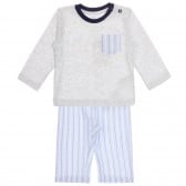Памучна пижама за бебе, многоцветна Chicco 255791 