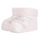 Плетени чорапи DADDY за бебе розови Chicco 255894 2