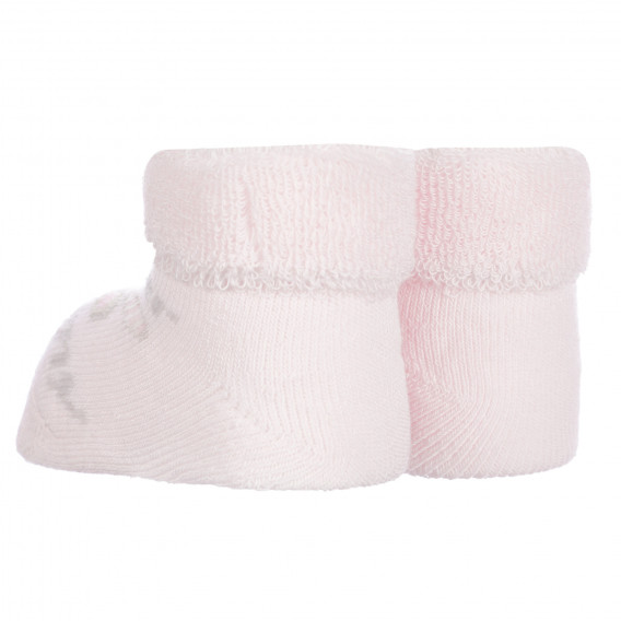 Плетени чорапи DADDY за бебе розови Chicco 255895 3
