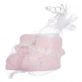 Плетени чорапи за бебе, розови Chicco 255908 
