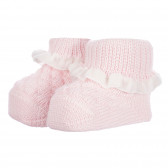 Плетени чорапи за бебе, розови Chicco 255909 2