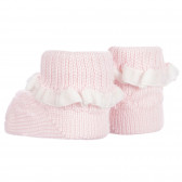 Плетени чорапи за бебе, розови Chicco 255910 3
