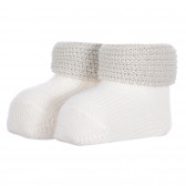 Плетени чорапи за бебе, бежови Chicco 255913 2