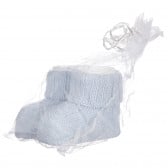 Плетени чорапи за бебе, сини Chicco 255914 