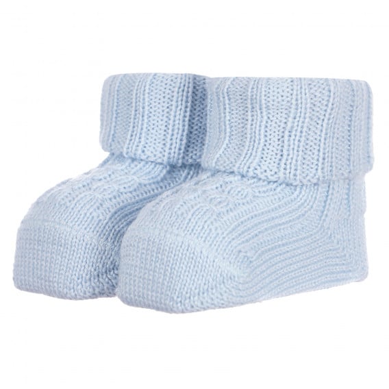 Плетени чорапи за бебе, сини Chicco 255916 2