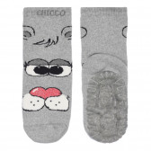 Чорапи с графичен принт, сиви Chicco 255939 