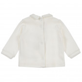 Комплект блуза с ританки за бебе в бяло и сиво Chicco 255954 5