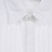 Памучен комплект риза и панталон за бебе, бял Chicco 256062 3