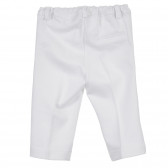 Памучен комплект риза и панталон за бебе, бял Chicco 256066 7