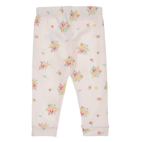 Памучна пижама HELLO SPRING за бебе, розова Chicco 256088 7
