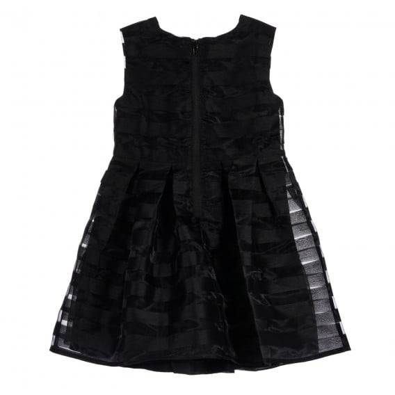 Памучна рокля за бебе, черна Chicco 256092 4