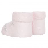 Плетени чорапи MOMMY AND DADDY за бебе, розови Chicco 256142 2