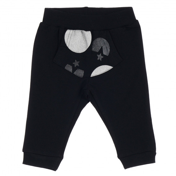 Комплект суитшърт и панталон за бебе в сиво и черно Chicco 256171 6