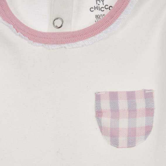 Памучна пижама за бебе, многоцветна Chicco 256214 3
