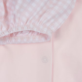 Памучен комплект рокля с гащи за бебе, розов Chicco 256222 4