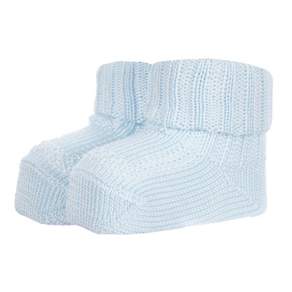 Плетени чорапи за бебе, сини Chicco 256251 