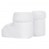 Плетени чорапи LITTLE BEAR за бебе, бели Chicco 256283 2
