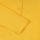 Памучна блуза с апликация за бебе, жълта Chicco 256422 3