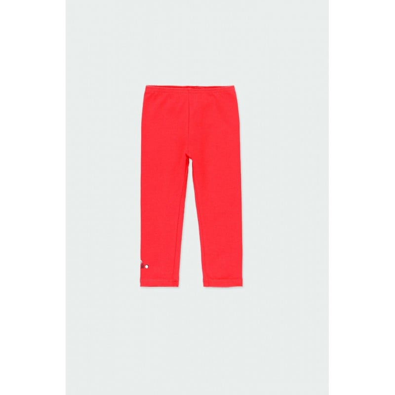 Памучен клин с логото на бранда, червен  256611