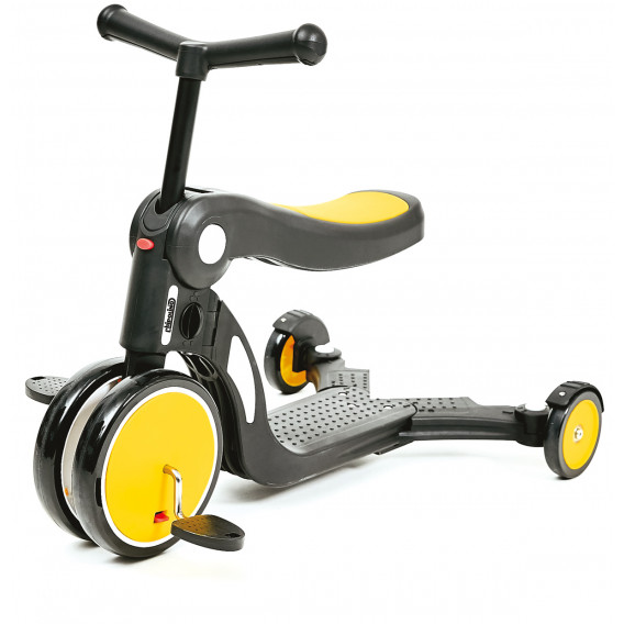Детски скутер 4 в 1 ALL RIDE, цвят: Жълт Chipolino 256909 5